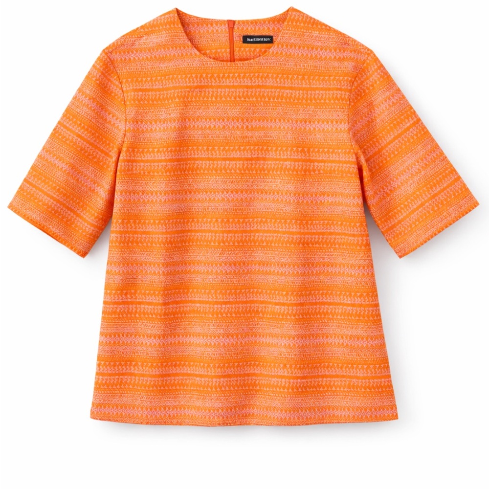 Marimekko Valeria 90% cotton tunic dress with mid length sleeves